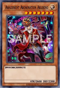 Amazement Abomination Arlekino, Yu-Gi-Oh! card, LIGHT