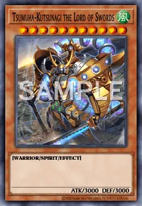 Tsumuha-Kutsunagi the Lord of Swords, Yu-Gi-Oh! card, WIND