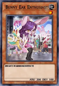 Bunny Ear Enthusiast, Yu-Gi-Oh! card, EARTH