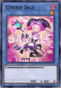 Cyberse Sage, Yu-Gi-Oh! card, DARK