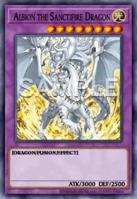 Albion the Sanctifire Dragon, Yu-Gi-Oh! card, LIGHT