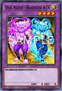 Dual Avatar - Manifested A-Un, Yu-Gi-Oh! card, LIGHT