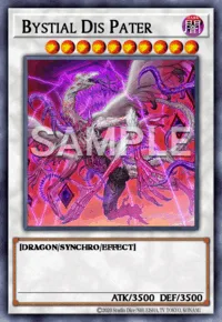 Bystial Dis Pater, Yu-Gi-Oh! card, DARK