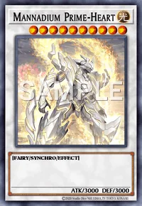 Mannadium Prime-Heart, Yu-Gi-Oh! card, LIGHT