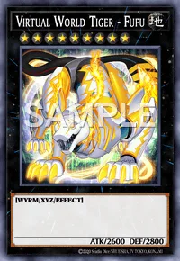 Virtual World Tiger - Fufu, Yu-Gi-Oh! card, EARTH