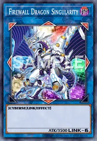 Firewall Dragon Singularity, Yu-Gi-Oh! card, DARK