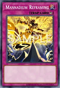 Mannadium Reframing, Yu-Gi-Oh! card, TRAP