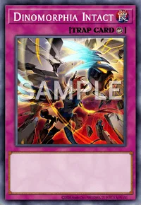 Dinomorphia Intact, Yu-Gi-Oh! card, TRAP