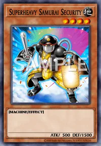 Superheavy Samurai Security, Yu-Gi-Oh! card, EARTH