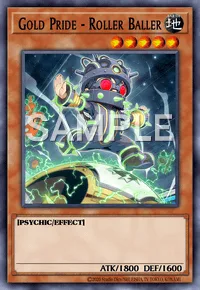 Gold Pride - Roller Baller, Yu-Gi-Oh! card, EARTH