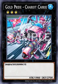 Gold Pride - Chariot Carrie, Yu-Gi-Oh! card, WATER