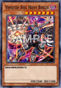 Vanquish Soul Heavy Borger, Yu-Gi-Oh! card, DARK