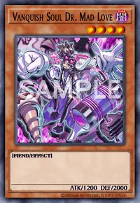Vanquish Soul Dr. Mad Love, Yu-Gi-Oh! card, DARK