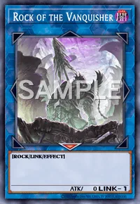 Rock of the Vanquisher, Yu-Gi-Oh! card, DARK