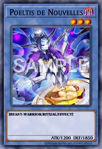 Poeltis de Nouvelles, Yu-Gi-Oh! card, DARK
