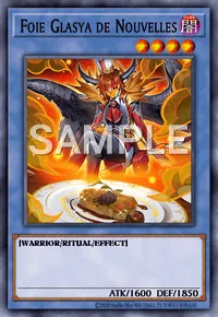 Foie Glasya de Nouvelles, Yu-Gi-Oh! card, DARK