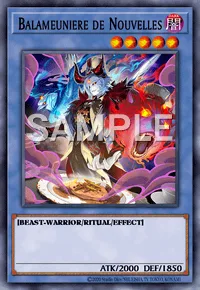 Balameuniere de Nouvelles, Yu-Gi-Oh! card, DARK
