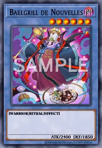 Baelgrill de Nouvelles, Yu-Gi-Oh! card, DARK