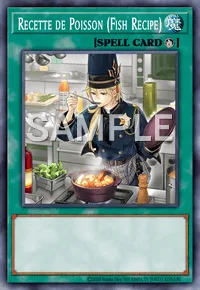 Recette de Poisson (Fish Recipe), Yu-Gi-Oh! card, SPELL