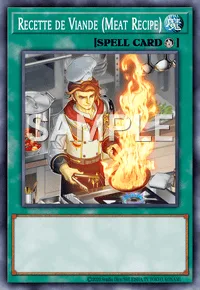 Recette de Viande (Meat Recipe), Yu-Gi-Oh! card, SPELL