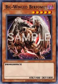 Big-Winged Berfomet, Yu-Gi-Oh! card, DARK