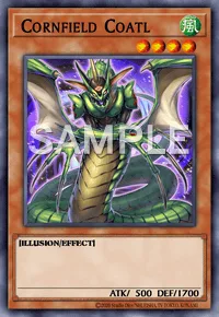 Cornfield Coatl, Yu-Gi-Oh! card, WIND