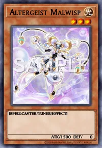 Altergeist Malwisp, Yu-Gi-Oh! card, LIGHT