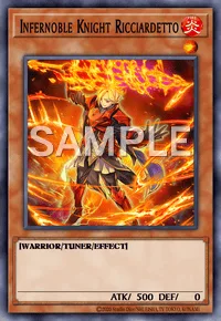 Infernoble Knight Ricciardetto, Yu-Gi-Oh! card, FIRE