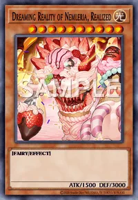 Dreaming Reality of Nemleria, Realized, Yu-Gi-Oh! card, LIGHT
