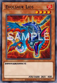 Evolsaur Lios, Yu-Gi-Oh! card, FIRE