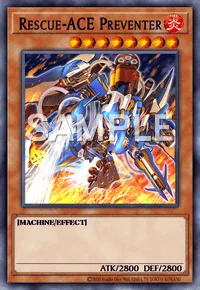 Rescue-ACE Preventer, Yu-Gi-Oh! card, FIRE
