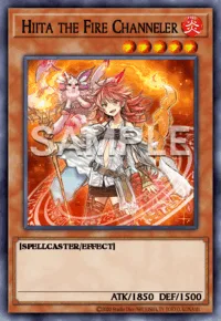 Hiita the Fire Channeler, Yu-Gi-Oh! card, FIRE