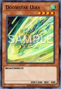 Doomstar Ulka, Yu-Gi-Oh! card, WIND