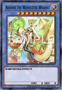Arahime the Manifested Mikanko, Yu-Gi-Oh! card, LIGHT