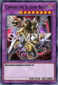 Chimera the Illusion Beast, Yu-Gi-Oh! card, DARK