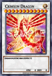 Crimson Dragon, Yu-Gi-Oh! card, LIGHT