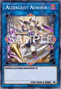 Altergeist Adminia, Yu-Gi-Oh! card, DARK