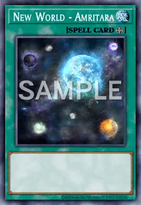 New World - Amritara, Yu-Gi-Oh! card, SPELL