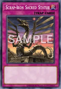 Scrap-Iron Sacred Statue, Yu-Gi-Oh! card, TRAP