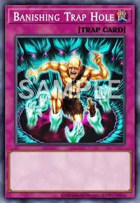 Banishing Trap Hole, Yu-Gi-Oh! card, TRAP