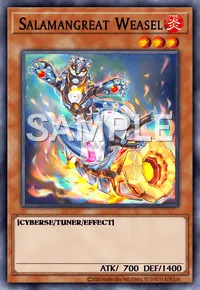 Salamangreat Weasel, Yu-Gi-Oh! card, FIRE
