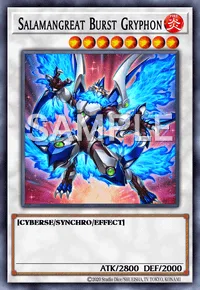 Salamangreat Burst Gryphon, Yu-Gi-Oh! card, FIRE