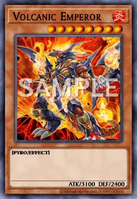 Volcanic Emperor, Yu-Gi-Oh! card, FIRE