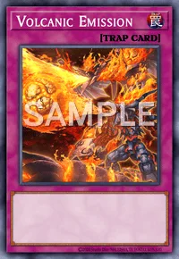 Volcanic Emission, Yu-Gi-Oh! card, TRAP
