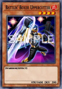 Battlin' Boxer Uppercutter, Yu-Gi-Oh! card, FIRE