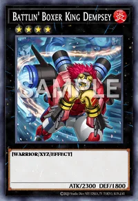 Battlin' Boxer King Dempsey, Yu-Gi-Oh! card, FIRE