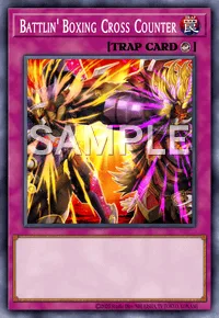 Battlin' Boxing Cross Counter, Yu-Gi-Oh! card, TRAP