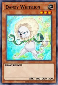 Dandy Whitelion, Yu-Gi-Oh! card, EARTH