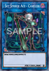 Sky Striker Ace - Camellia, Yu-Gi-Oh! card, DARK