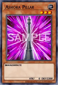 Ashoka Pillar, Yu-Gi-Oh! card, EARTH